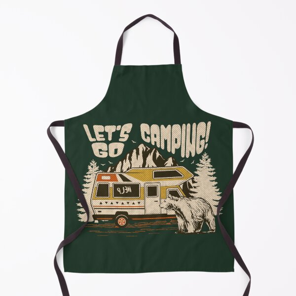 Aperçu de l'œuvre Drôle de camping-car avec un ours grizzli en danger, vintage créée et vendue par TackyTime.