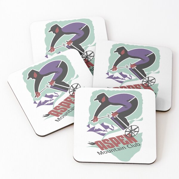 Item preview, Retro Downhill Ski Mountain Design designed and sold by YogaAriesta.
