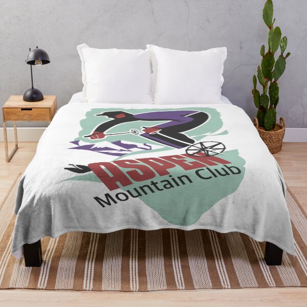 Item preview, Retro Downhill Ski Mountain Design designed and sold by YogaAriesta.