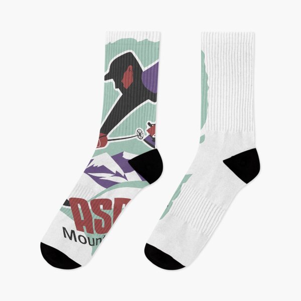 Item preview, Retro Downhill Ski Mountain Design designed and sold by YogaAriesta.
