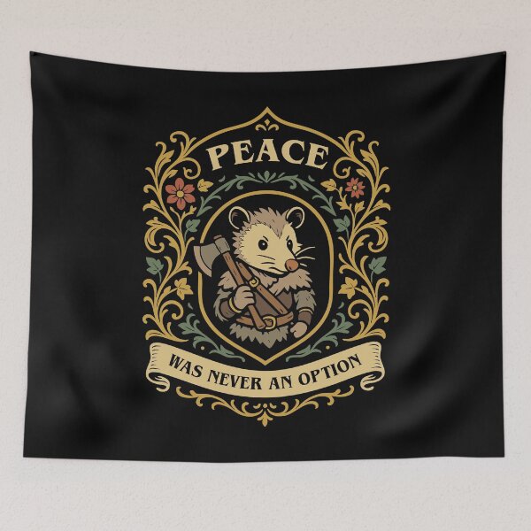Item preview, Possum Peace Was Never An Option Barbarian designed and sold by pixeptional.