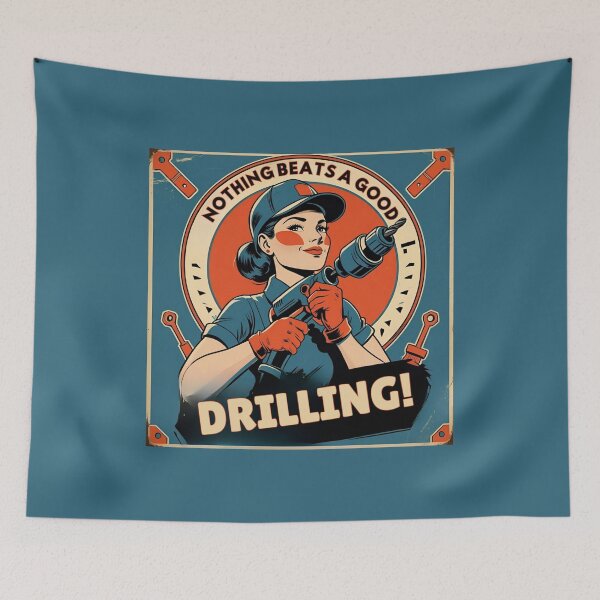 Item preview, Nothing beats a good drilling! designed and sold by NicMacTees.