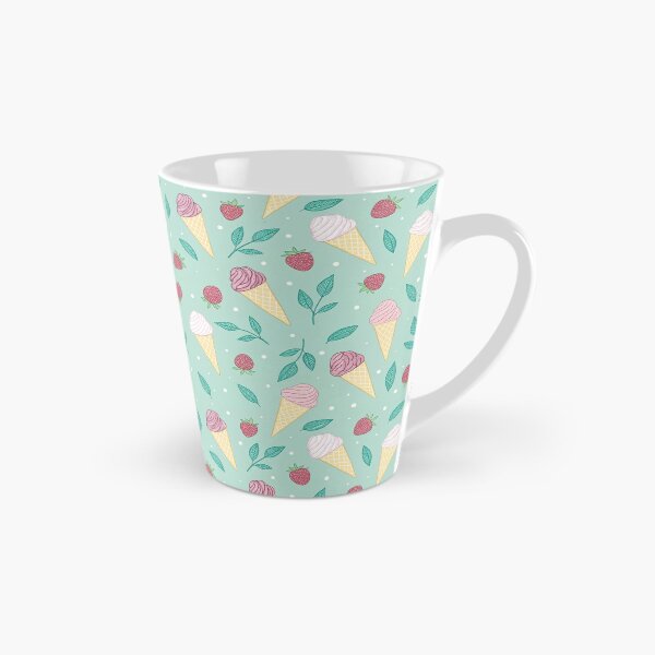 Item preview, Mint Ice Cream Cone and Berries Pattern designed and sold by joycrysstudio.