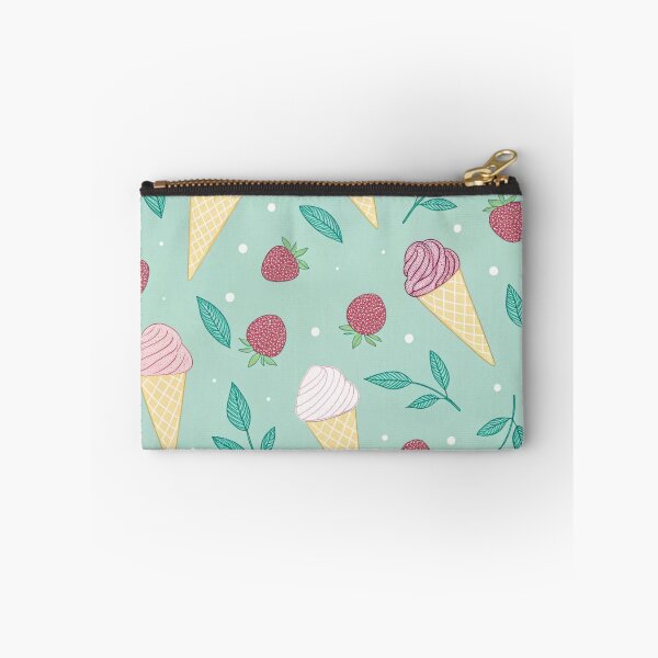 Item preview, Mint Ice Cream Cone and Berries Pattern designed and sold by joycrysstudio.