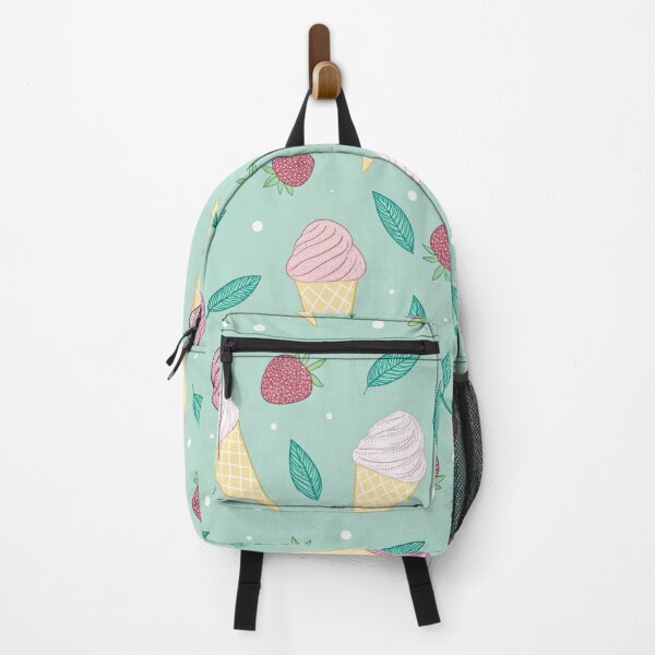 Item preview, Mint Ice Cream Cone and Berries Pattern designed and sold by joycrysstudio.