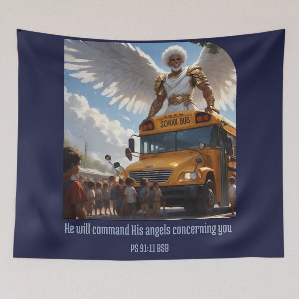 Item preview, He will command His angels concerning you 2 designed and sold by His-Majes-Tees.