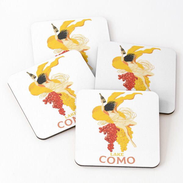Item preview, Lake Como Italy Wine Poster – Retro Grapes & Celebration Art designed and sold by YogaAriesta.