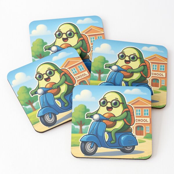 Item preview, “Smartocado Scoots to School” designed and sold by Mindful56.