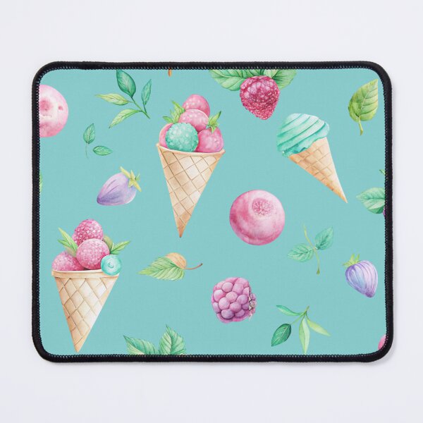 Item preview, Watercolor Ice Cream and Berry Pattern designed and sold by joycrysstudio.