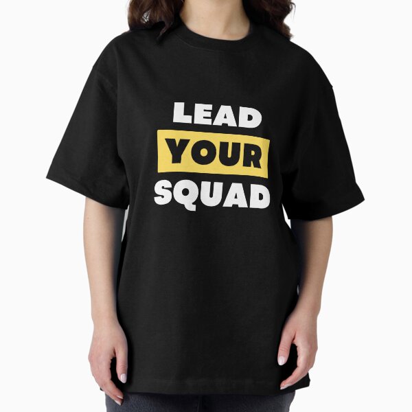 Lead Your Squad – Tactical Gaming Power Oversized T-Shirt
