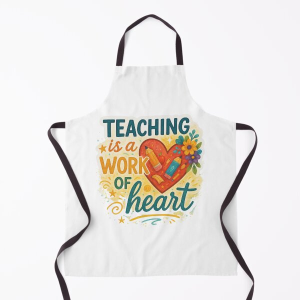 Artikelvorschau, Teaching Is a Work of Heart "Teacher Appreciation Week" entworfen und verkauft von CoachEkong.
