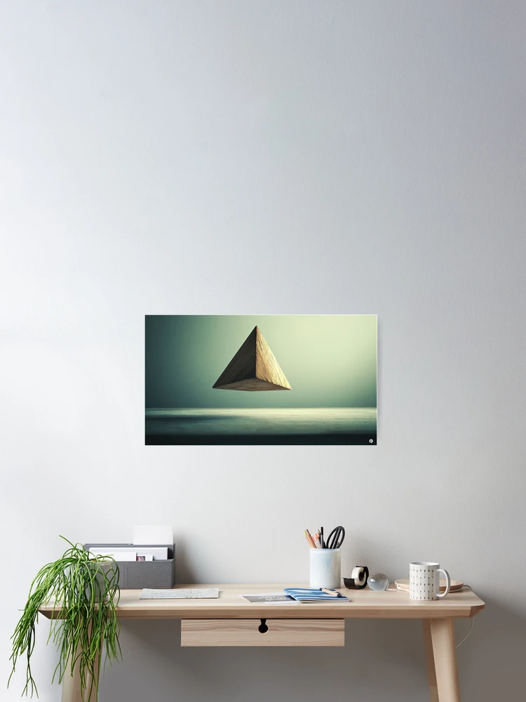 Imagen 2 de 3, Póster con la obra Triangular, diseñada y vendida por RicoInStudios.