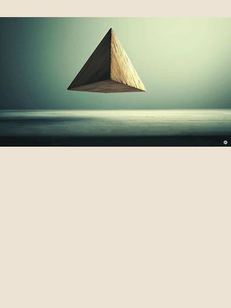 Imagen 4 de 4, Camiseta relajada con la obra Triangular, diseñada y vendida por RicoInStudios.
