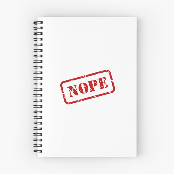 Item preview, Nope Red Rubber Stamp Vector designed and sold by THP Creative.