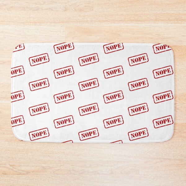 Item preview, Nope Red Rubber Stamp Vector designed and sold by THP Creative.