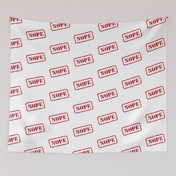 Item preview, Nope Red Rubber Stamp Vector designed and sold by THP Creative.