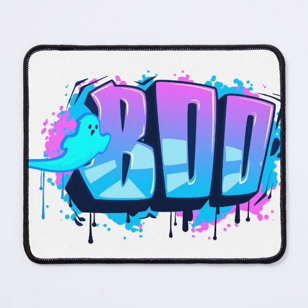 Item preview, BOO Ghost Graffiti – Cute Spooky Halloween Street Art designed and sold by Artzco.