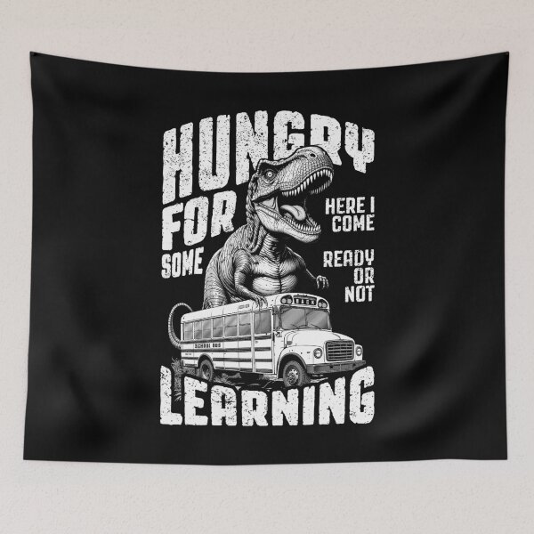 Item preview, Trex First Day Of Back To School Bus Hungry For Learning designed and sold by GrandeDuc.