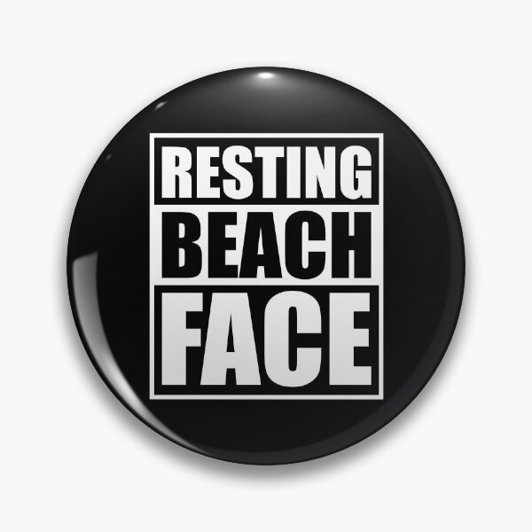 Item preview, Resting Beach Face Relaxed and Witty Summer Vibes Design designed and sold by zakugan.