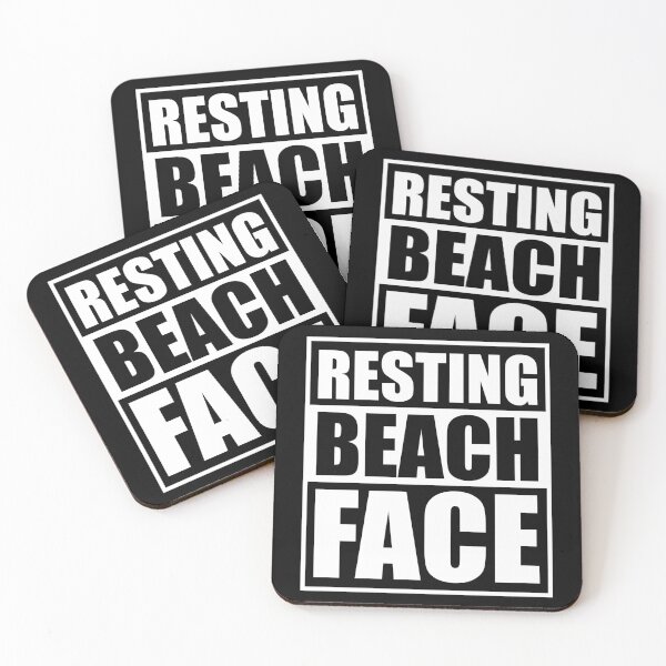 Item preview, Resting Beach Face Relaxed and Witty Summer Vibes Design designed and sold by zakugan.