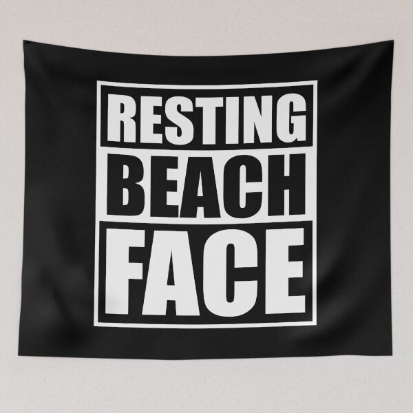Item preview, Resting Beach Face Relaxed and Witty Summer Vibes Design designed and sold by zakugan.