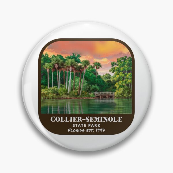 Item preview, Vintage Collier-Seminole State Park (Florida State Park) designed and sold by RabbitK.
