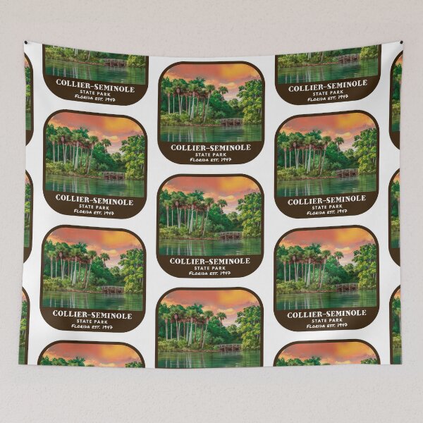 Item preview, Vintage Collier-Seminole State Park (Florida State Park) designed and sold by RabbitK.