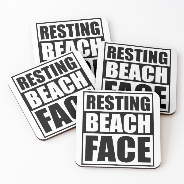Item preview, Resting Beach Face Relaxed and Witty Summer Vibes Design designed and sold by zakugan.