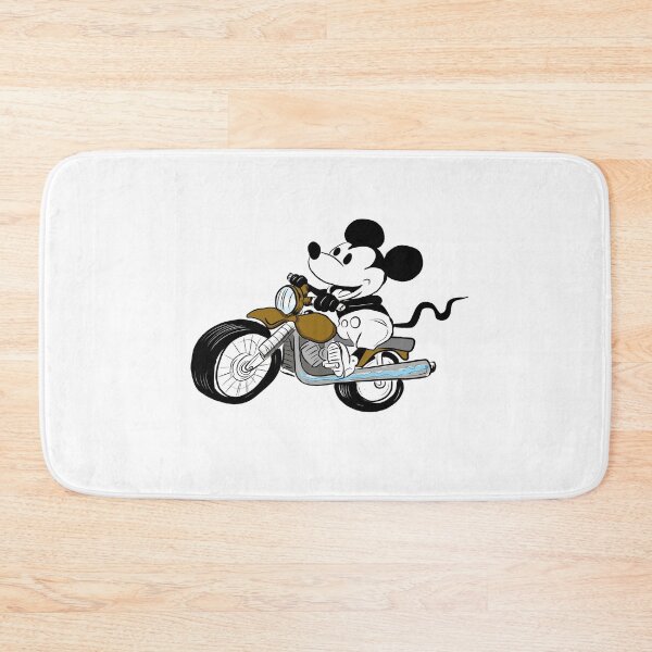 Item preview, Steamboat Willie riding a motorbike in the public domain. designed and sold by SilentlyRob668.