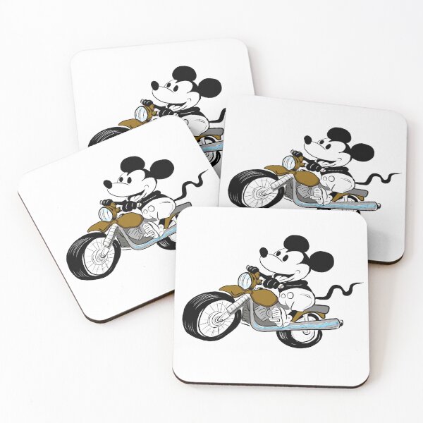 Item preview, Steamboat Willie riding a motorbike in the public domain. designed and sold by SilentlyRob668.