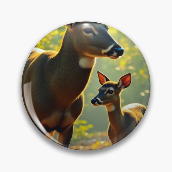Item preview, Deer and its young designed and sold by Liotheart-2025.