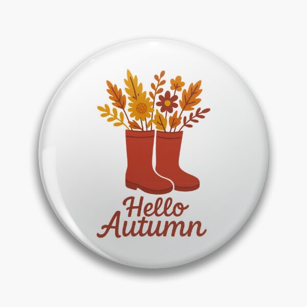 Item preview, Hello Autumn Floral Rain Boot Bouquet designed and sold by THIENVT.