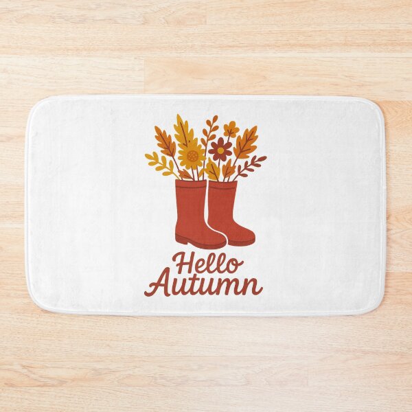 Item preview, Hello Autumn Floral Rain Boot Bouquet designed and sold by THIENVT.