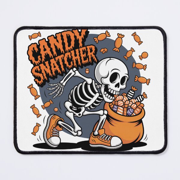 Item preview, Candy Snatcher Skeleton Funny Halloween Trick or Treat designed and sold by Friends Custom Creations.