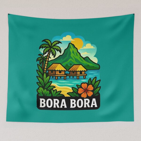Item preview, Bora Bora - Tropical Paradise with Crystal Waters designed and sold by Myra365Art.