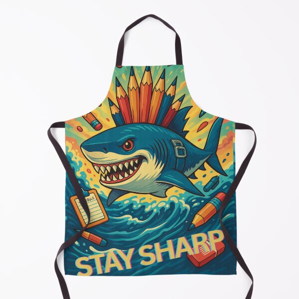 Item preview, Stay sharp like a shark in school designed and sold by Mindful56.