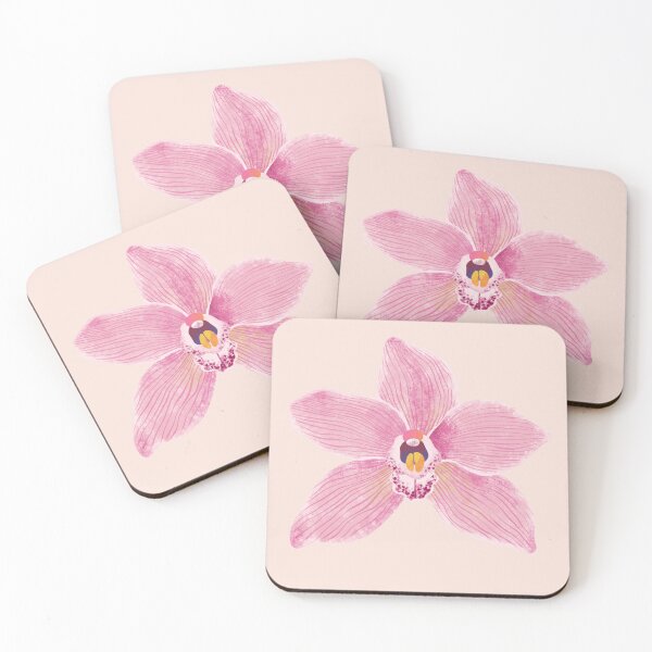 Item preview, A Beautiful Pink and White Orchid designed and sold by Yulia Saraswati.