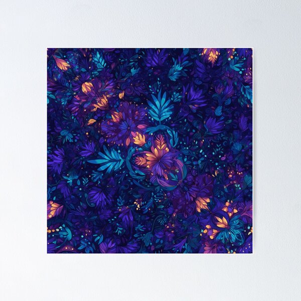Item preview, Magical Neon Flowers designed and sold by BtLoAnZyE.
