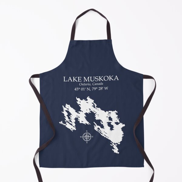 Item preview, Muskoka Lake Life - Canada's Iconic Cottage Country Map Design designed and sold by Chilly Lizard.