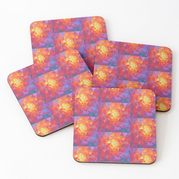 Item preview, Triangular Pulse – Abstract Wall Mosaic designed and sold by MosaicFan.