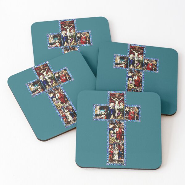 Item preview, Stained Glass Crucifix  designed and sold by CMooreWorx.