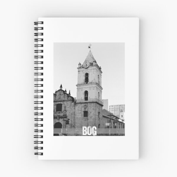 Item preview, Black and White San Francisco Church Downtown Bogota designed and sold by BogBrand.