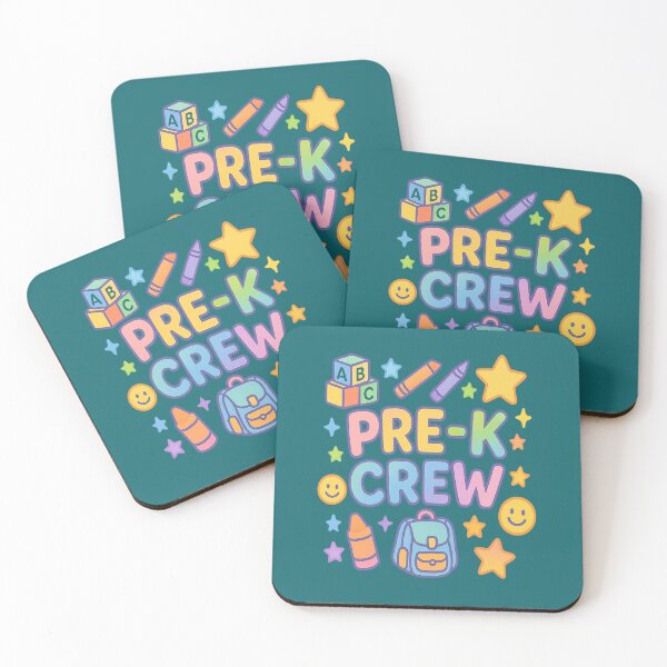 Item preview, Pre-K Crew Rainbow Fun – Back to School Teacher & Student designed and sold by Rajasekar.
