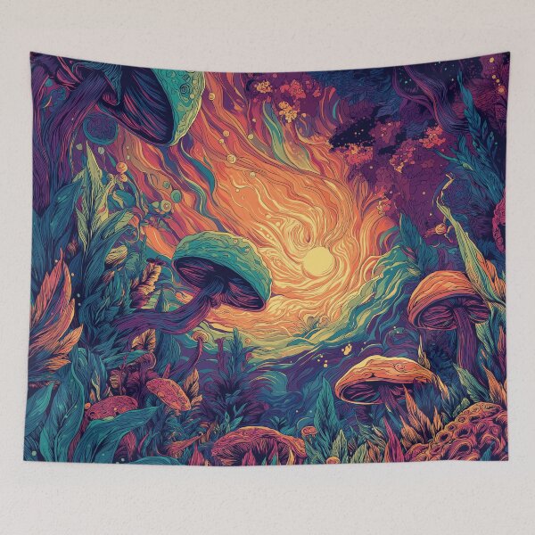 Item preview, Mushrooms on the Horizon designed and sold by BtLoAnZyE.