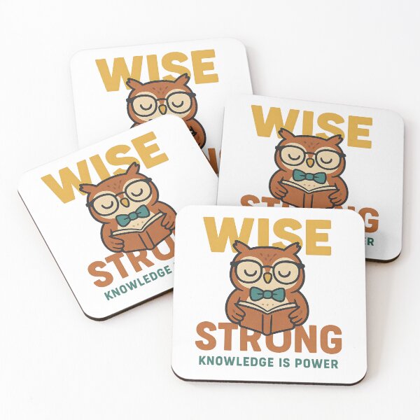 Item preview, wise strong knowledge is power designed and sold by meesara.