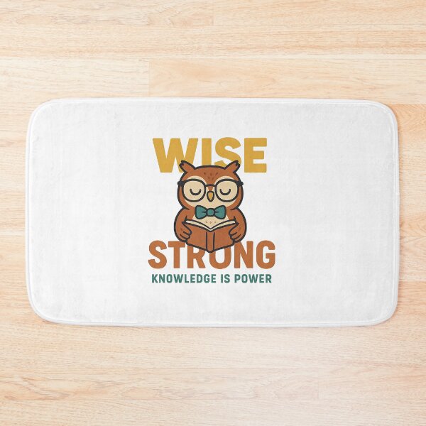 Item preview, wise strong knowledge is power designed and sold by meesara.