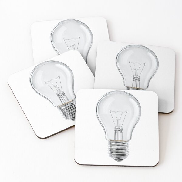 Item preview, Minimalist Clear Light Bulb Design designed and sold by rachada99.