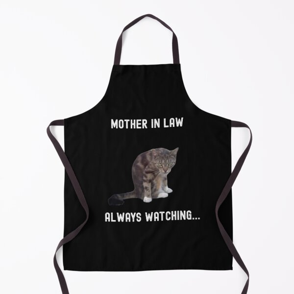 Item preview, Mother In Law Always Watching Funny Gifts for Cat Lovers designed and sold by WearwolfStudio.