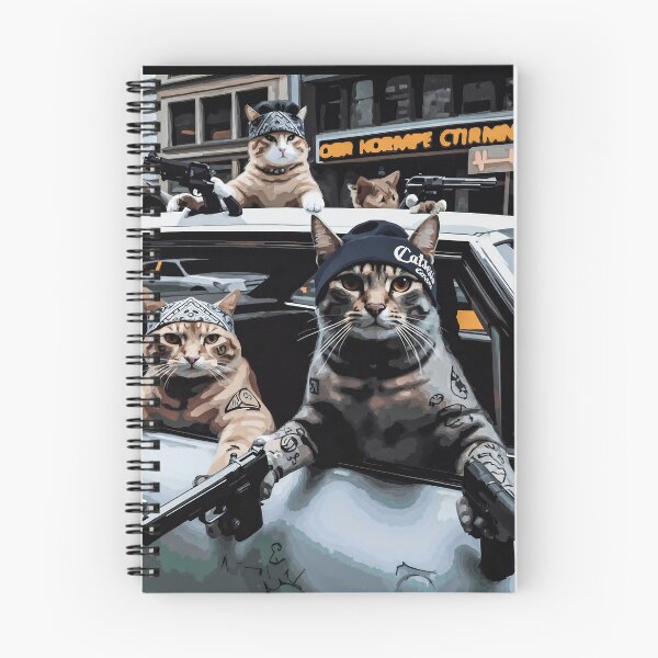 Item preview, Funny Cat Gang, Funny Cat Meme designed and sold by DistrictHype.