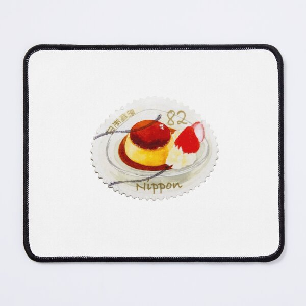 Item preview, Vintage Japanese Pudding Postage Stamp designed and sold by pinkjellydragon.